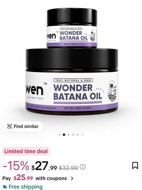 Hair Growth Wonder Batana Oil - Purple Nourishing Body & Hair Treatment